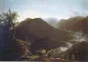 Thomas Cole Sunrise in the Catskill Mountains (mk13) USA oil painting artist